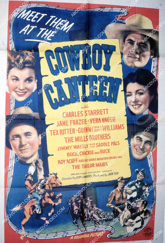 Charles Starrett Jane Frazee Jimmy Wakely film Cowboy Canteen 35m-15481