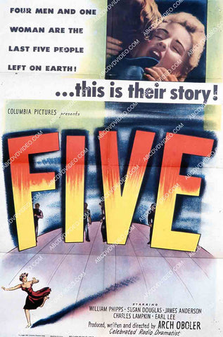 Arch Oboler sci-fi film Five 35m-15512