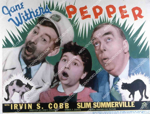 Slim Summerville Jane Withers Irvin S Cobb film Pepper 35m-15563
