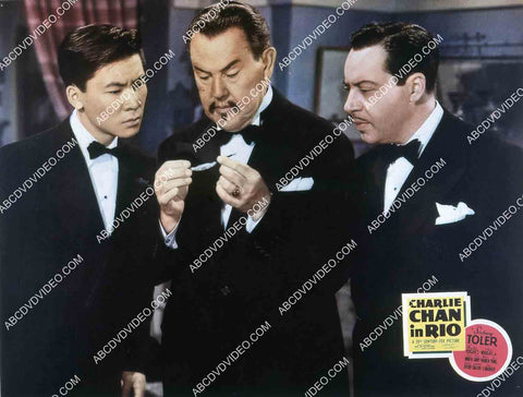 Victor Sen Yung Sidney Toler Harold Huber film Charlie Chan in Rio 35m-15614