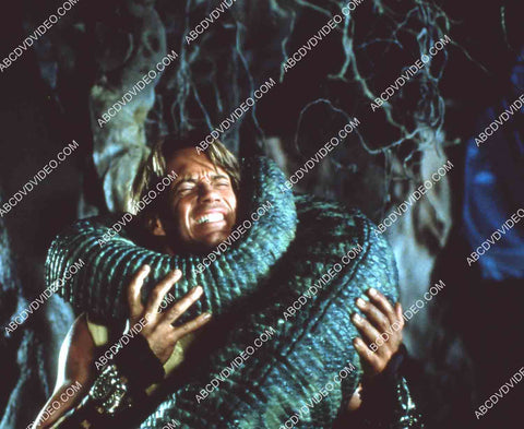 Kevin Sorbo fighting the serpent TVM Hercules The Legendary Journeys 35m-15819