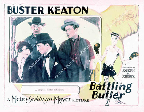 Buster Keaton Snitz Edwards Sally O'Neil silent film Battling Butler 35m-15992