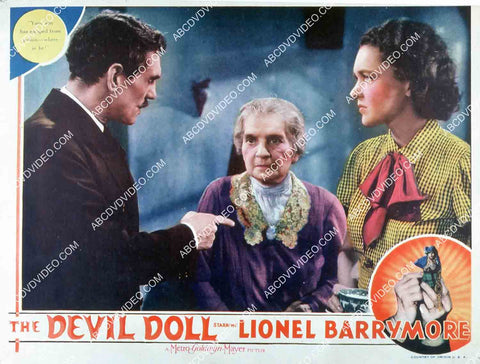 Maureen O'Sullivan and cast film The Devil Doll 35m-16018