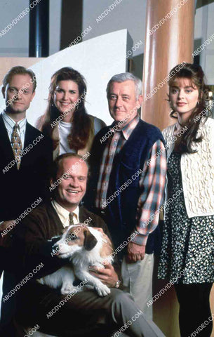 Kelsey Grammer David Hyde Pierce Jane Leeves John Mahoney the dog TV Frasier 35m-16092