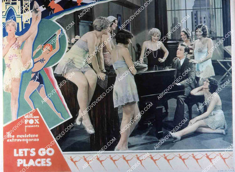 Joseph Wagstaff Lola Lane Sharon Lynn Dixie Lee film Let's Go Places 35m-16279