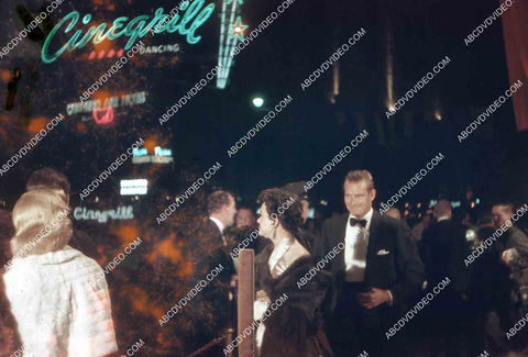Charlton Heston and wife attend film premiere James Dean Giant 35m-16527
