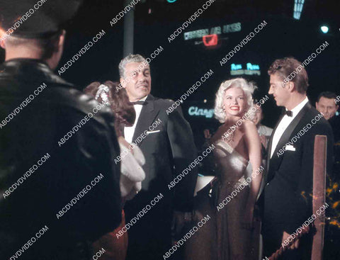 Cesar Romero Jayne Mansfield Jean Gabin attend film premiere James Dean Giant 35m-16539