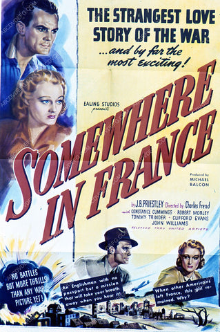 Constance Cummings film Somewhere in France 35m-1675