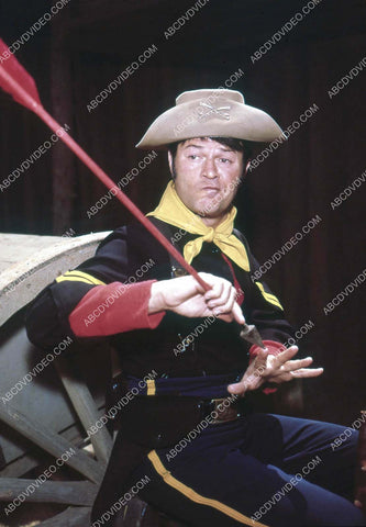 Larry Storch cleaning his fingernails TV F Troop 35m-16981