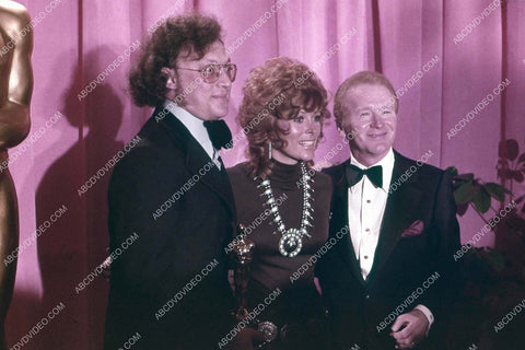 Gerald Greenberg Jill St. John Red Buttons on stage Academy Awards 35m-17310
