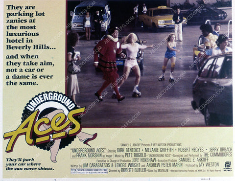 cast shot film Underground Aces 35m-1955