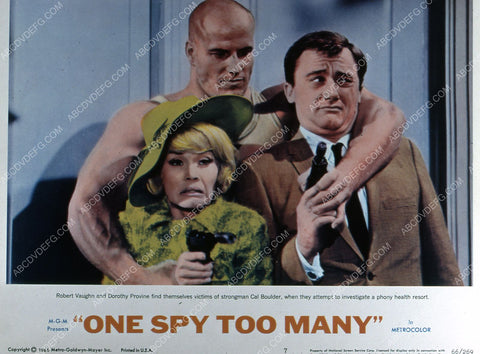 Robert Vaughn Dorothy Provine Cal Boulder film One Spy Too Many 35m-1974