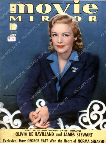beautiful Madeleine Carroll Movie Mirror magazine cover 35m-1980