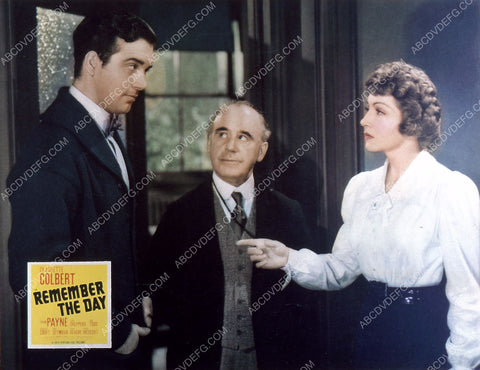John Payne Claudette Colbert film Remember the Day 35m-2188