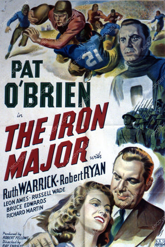 Pat O'Brien Ruth Warrick film The Iron Major 35m-2452