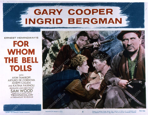 Ingrid Bergman Gary Cooper film For Whom the Bell Tolls 35m-2469