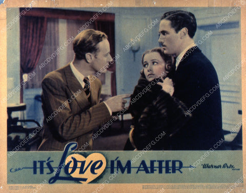 Leslie Howard Olivia de Havilland film It's Love I'm After 35m-2493