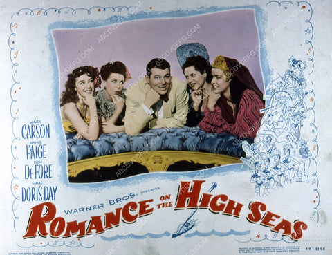 Jack Carson Janis Paige film Romance on the High Seas 35m-2501