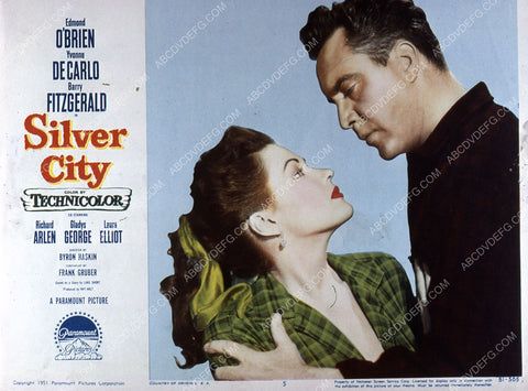 Yvonne De Carlo Edmond O'Brien film Silver City 35m-2653