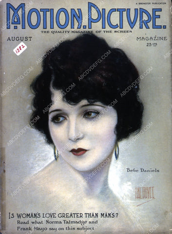 Bebe Daniels Motion Picture magazine cover 35m-2718