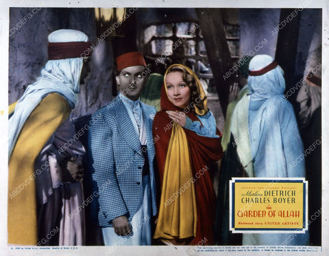 Marlene Dietrich Charles Boyer film Garden of Allah 35m-3065