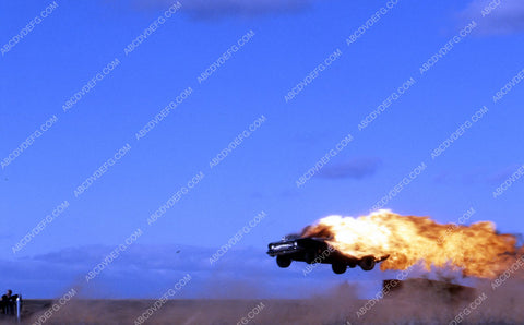 stunt scene exploding cars film The Road Warrior 35m-3177