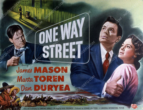 James Mason Marta Toren film One Way Street 35m-3302