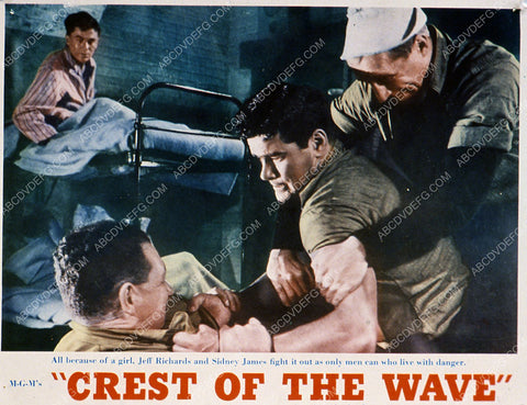 Jeff Richards fight scene film Crest of the Wave 35m-3324