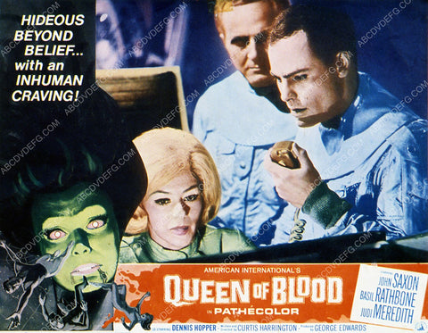 Judi Meredith John Saxon sci-fi film Queen of Blood 35m-3336