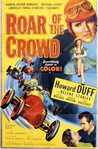 Howard Duff racecar film The Roar of the Crowd 35m-3366