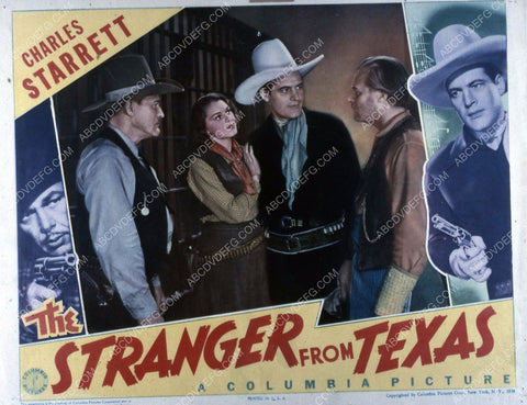 Charles Starrett Lorna Gray film The Stranger from Texas 35m-3532