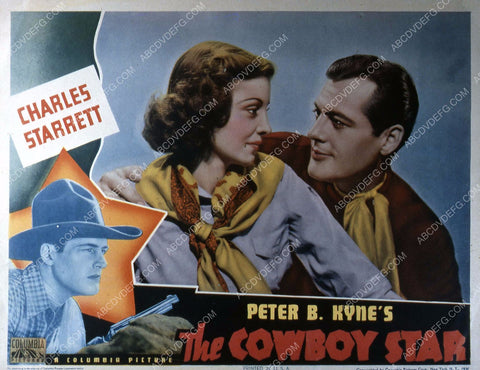 Charles Starrett Iris Meredith film The Cowboy Star 35m-3533