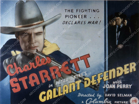 Charles Starrett western film Gallant Defender 35m-3538