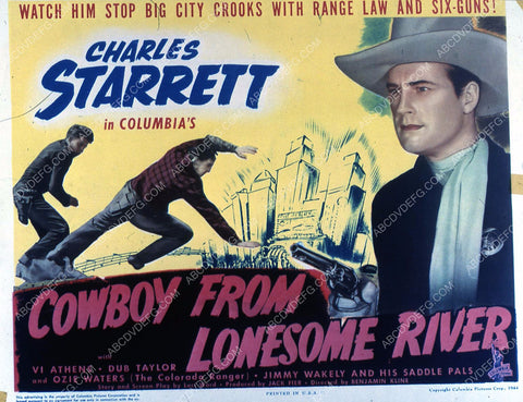 Charles Starrett film Cowboy from Lonesome River 35m-3546
