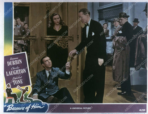 Deanna Durbin Franchot Tone film Because of Him 35m-3852