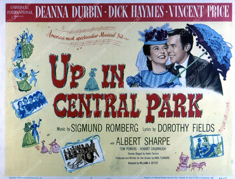 Deanna Durbin film Up in Central Park 35m-3857