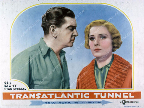 Richard Dix Madge Evans film Transatlantic Tunnel 35m-3895