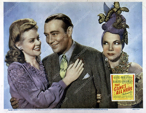 Alice Faye Carmen Miranda film The Gang's All Here 35m-4079