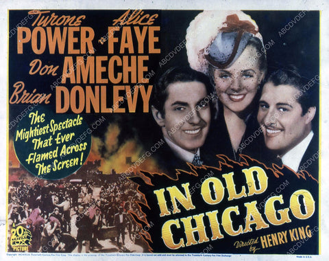 Alice Faye Tyrone Power Don Ameche film In Old Chicago 35m-4093