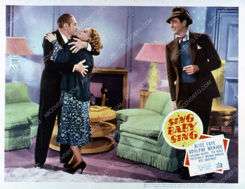 Alice Faye Adolphe Menjou film Sing Baby Sing 35m-4117