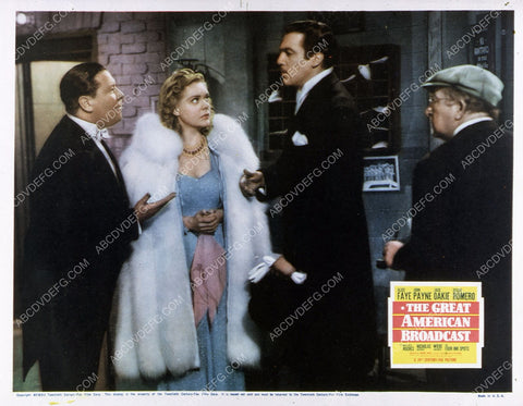 Alice Faye Jack Oakie Cesar Romero film The Great American Broadcast 35m-4124