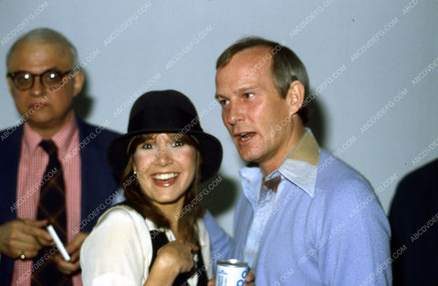 great candid Carrie Fisher Tom Smothers at some event 35m-35m-4186