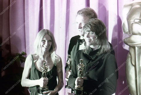 Cloris Leachman Gene Hackman Jane Fonda on stage Academy Awards 35m-4233