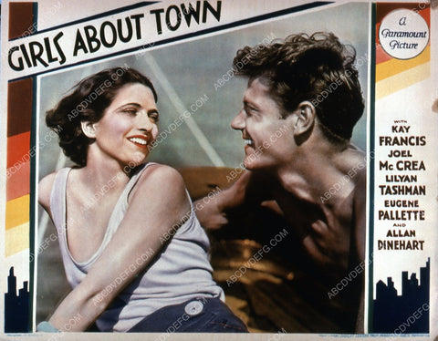 Kay Francis Joel McCrea film Girls About Town 35m-4257