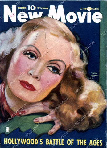 Greta Garbo New Movie magazine cover 35m-4276