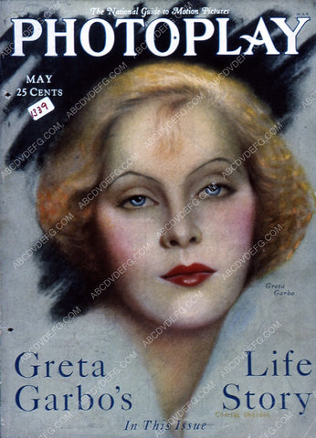 Greta Garbo Photoplay magazine cover 35m-4288