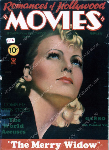 Greta Garbo Movies magazine cover 35m-4289