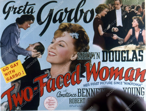 Greta Garbo Melvyn Douglas film Two-Faced Woman 35m-4292