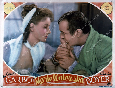 Greta Garbo Charles Boyer MGM foreign lobby card 35m-4295