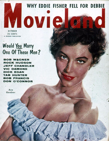 Ava Gardner Movieland magazine cover 35m-4317